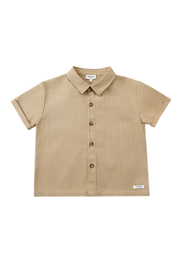 Donsje Qrammie Shirt - Biscuit Striped