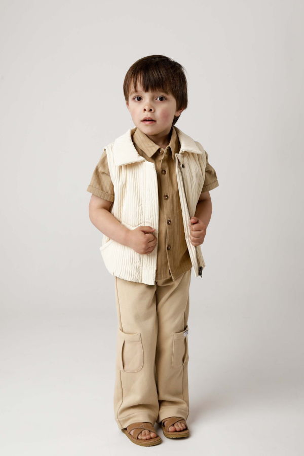 Donsje Qrammie Shirt - Biscuit Striped