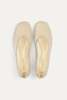 Forte Forte Mesh Ballerina Flats - Stone - Thumbnail 2