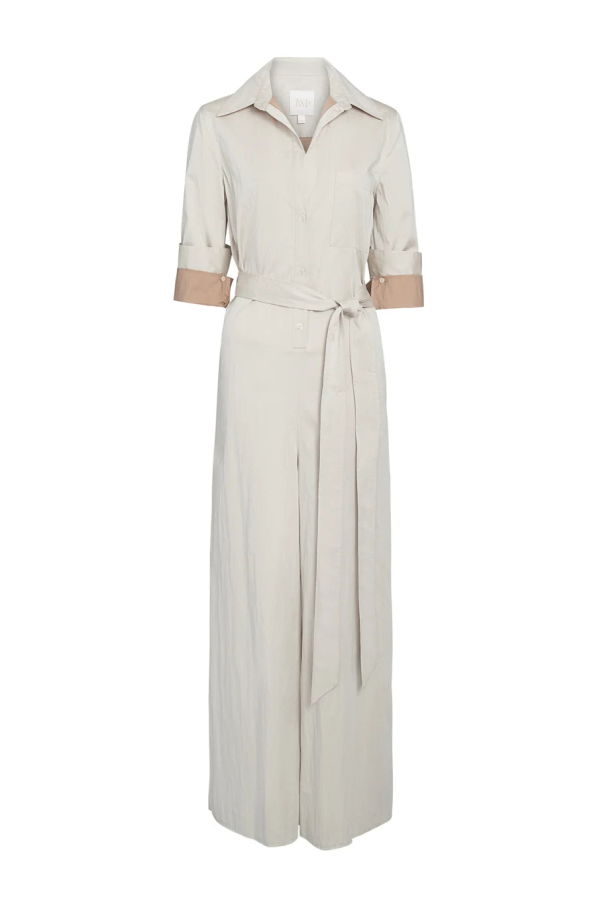 TWP All Night Long Jumpsuit - Limestone