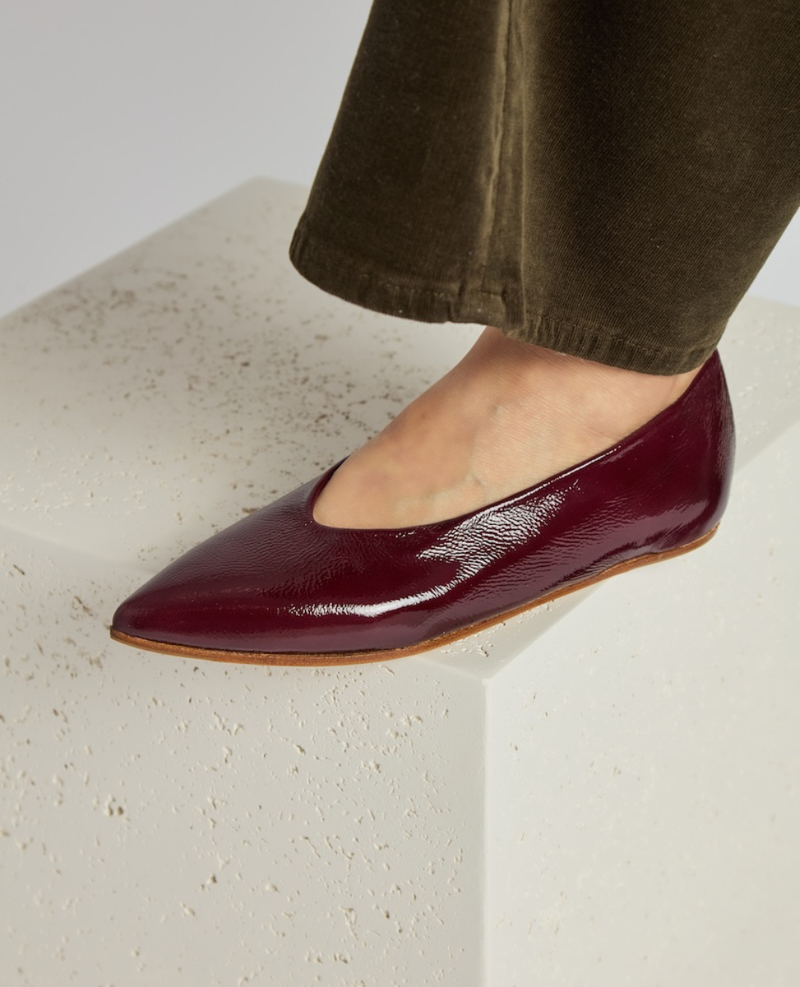 Coclico Dulce Flat - Cordovan Coclico Dulce Flat - Cordovan
