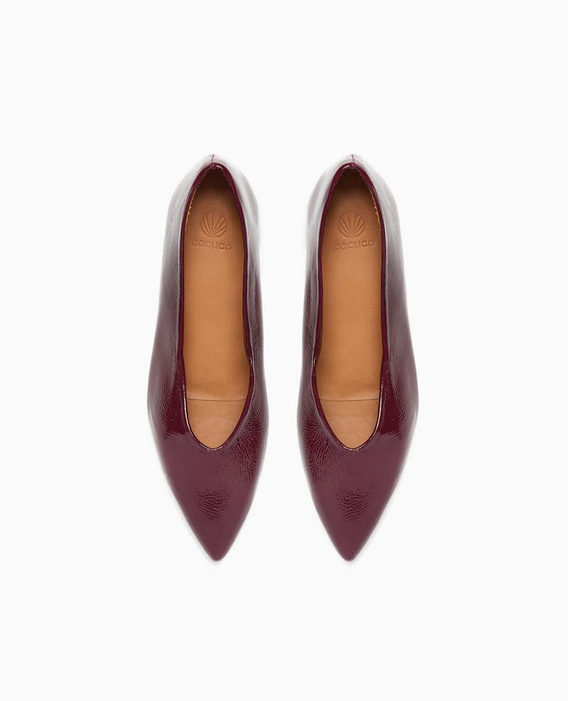 Coclico Dulce Flat - Cordovan Coclico Dulce Flat - Cordovan