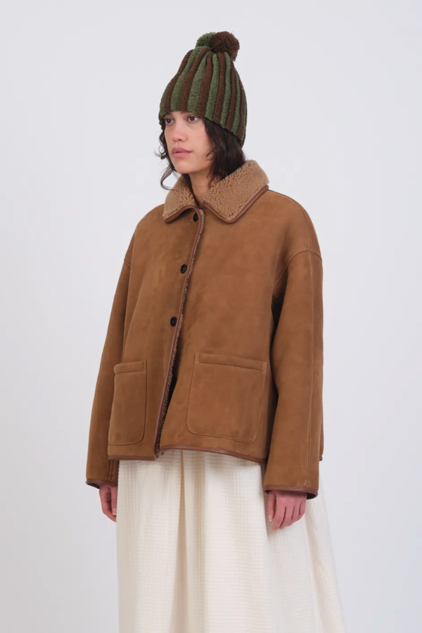 CAWLEY STUDIO Avis Jacket - Tan | Garmentory