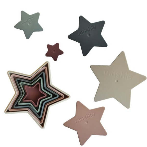 Kids Mushie Nesting Stars Toy