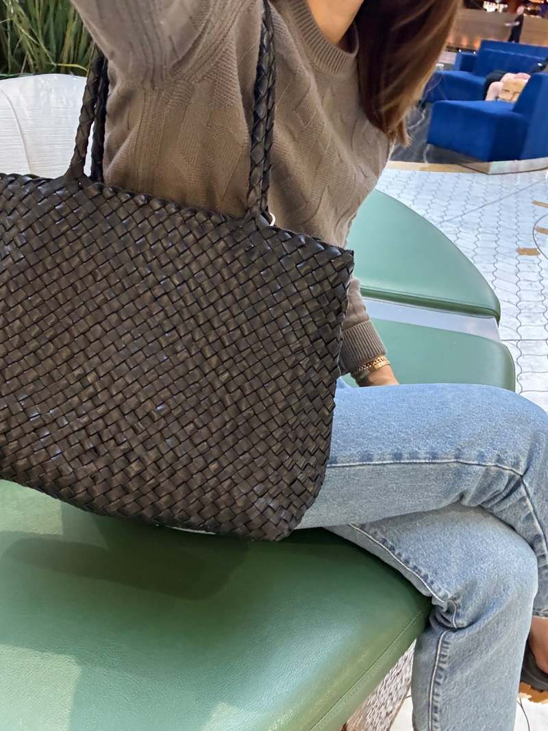 Dragon Diffusion Vintage Mesh Tote - Black