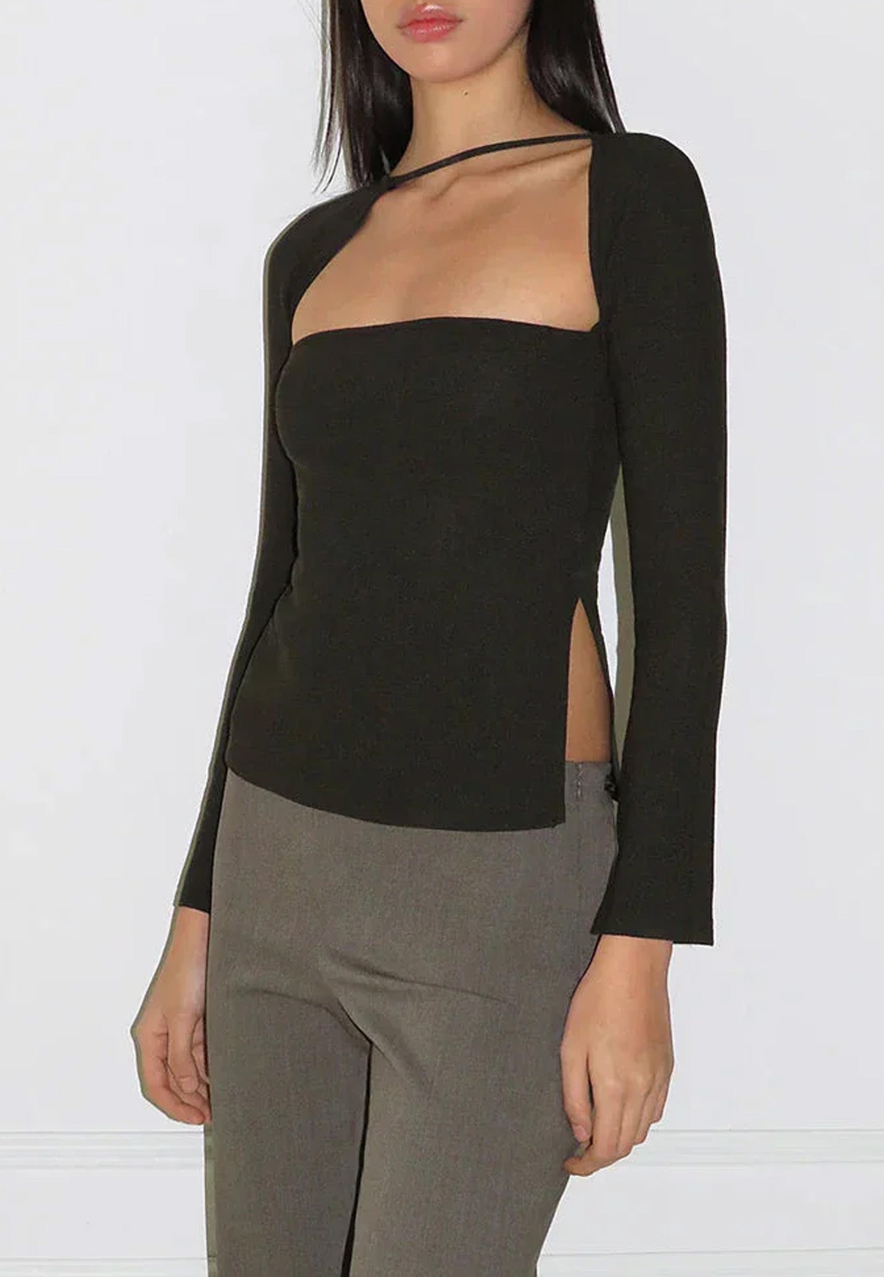 楽天 送料無料にならない Top Bianca Wool Paloma - Garmentory | Khaki トップス