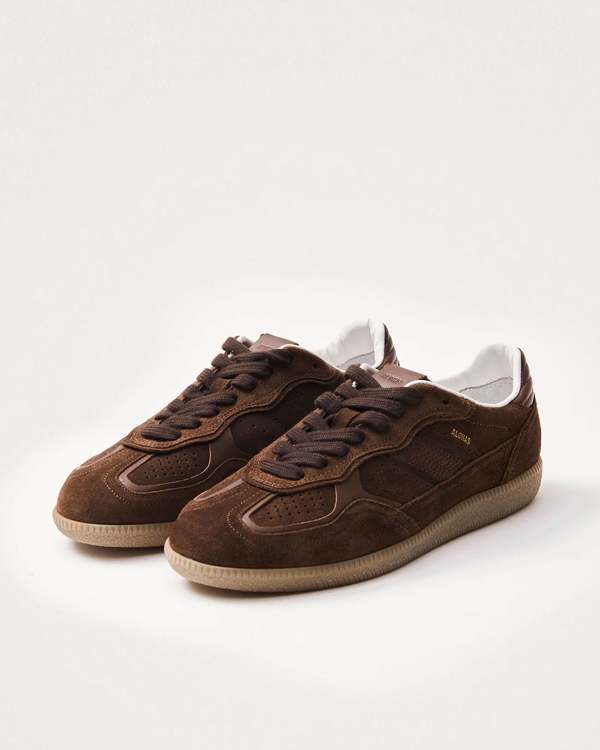 Alohas Leather Sneakers - Rife Chocolate Brown