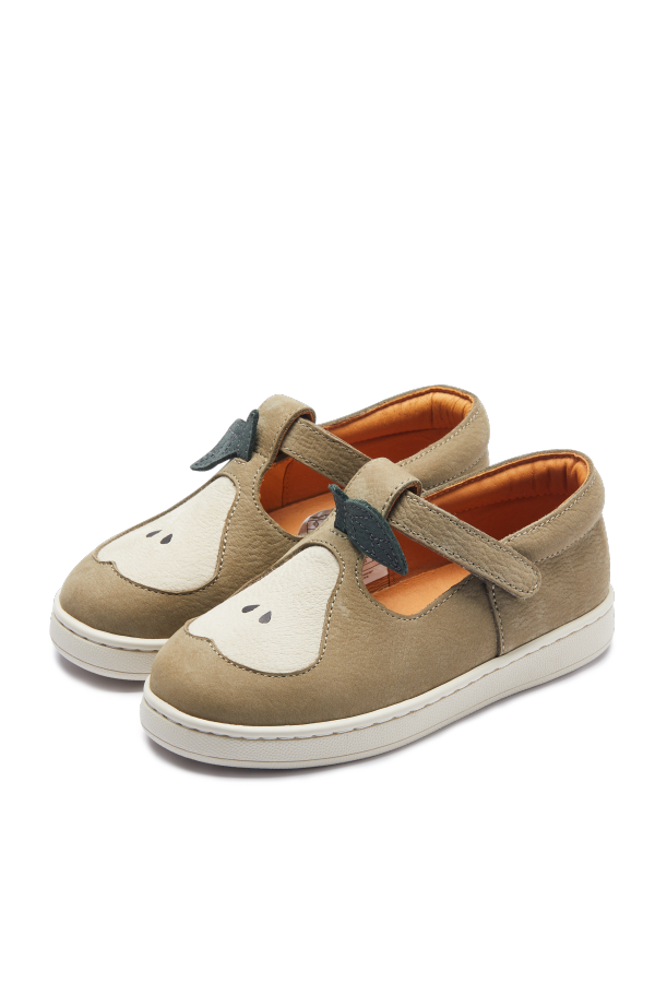 KIDS Donsje Lowy Shoes - Sage Betting Leather