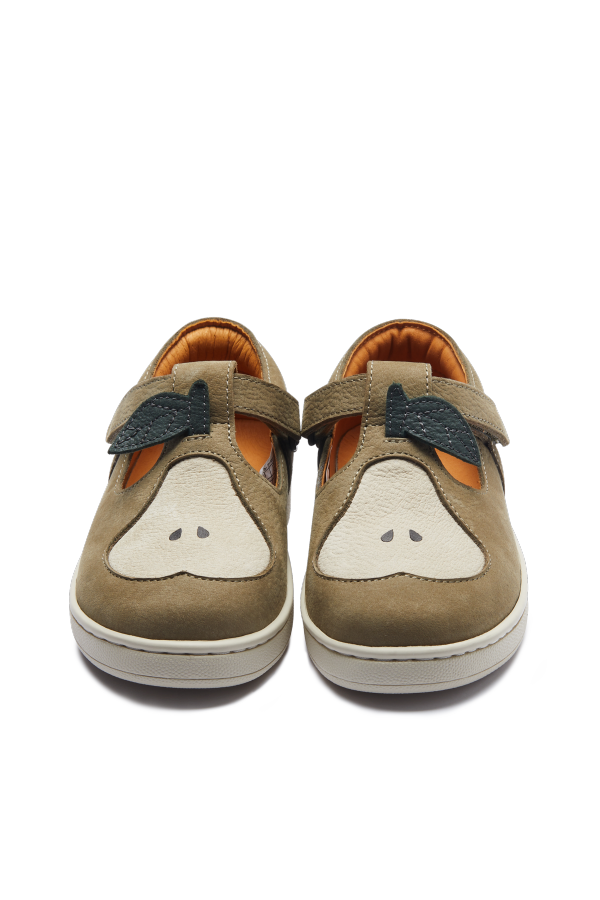 KIDS Donsje Lowy Shoes - Sage Betting Leather