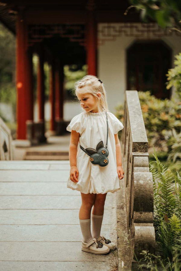 Donsje Nanoe Fruit Purse - Petrol Nubuck