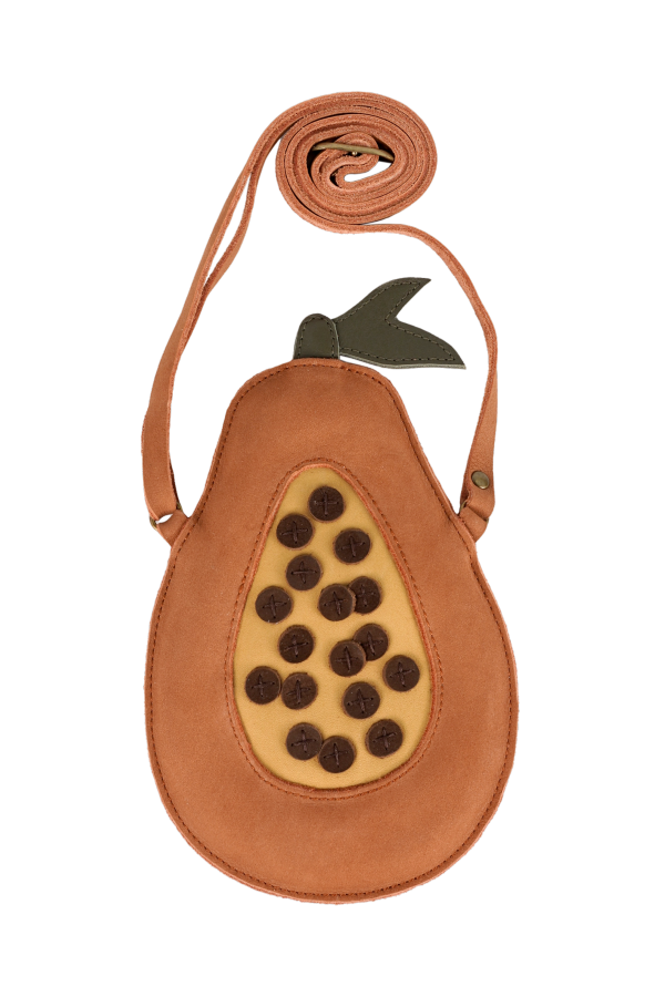 Donsje Nanoe Fruit Purse - Walnut Nubuck