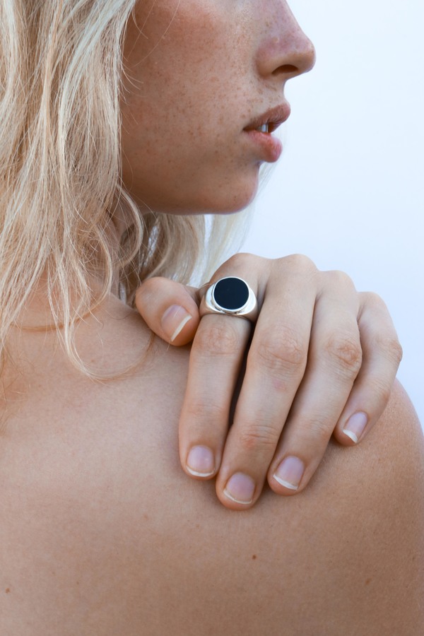 Odissea Perlmutte Onyx Ring Odissea Perlmutte Onyx Ring