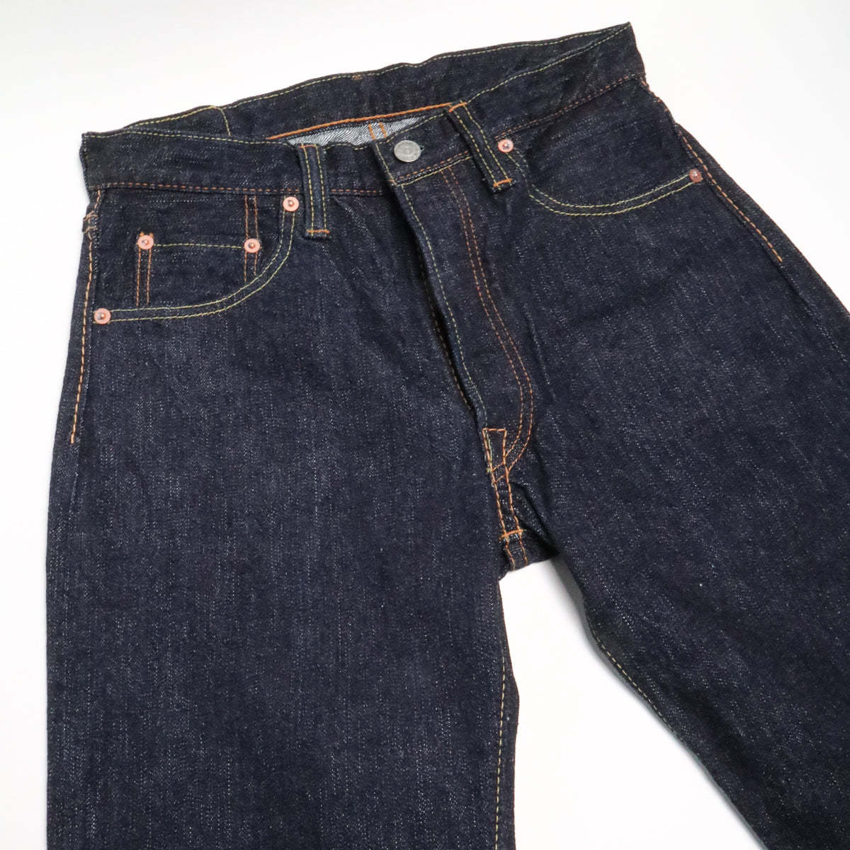 Pure Blue Japan XX-003 14oz Selvedge Denim Regular Straight - Indigo - Image 5 of 6