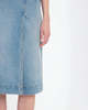 Victoria Beckham Denim Wrap Detail Skirt - Pale Blue Wash - Thumbnail 5