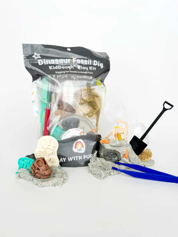 Earth Grown KidDoughs Dino Fossil Dig Play Kit