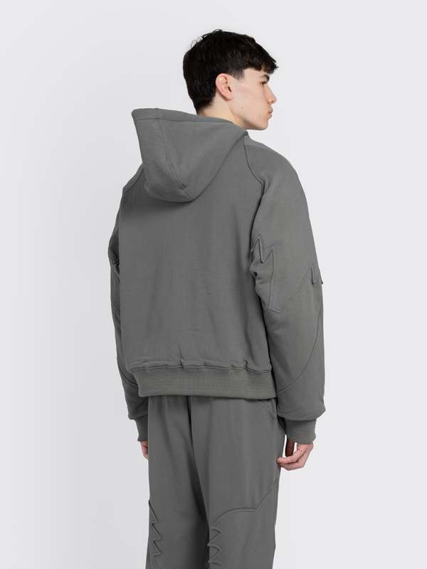 Fox x Kiko Kostadinov Sherpa Zip Jacket - Dark Stn | Garmentory