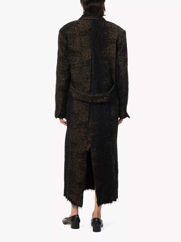 UMA WANG 2023AW CALLIE COAT 新品未使用 イタリア製 CLEMENTINE'S Uma Wang Black Mustard Wool Callie Coat | Garmentory