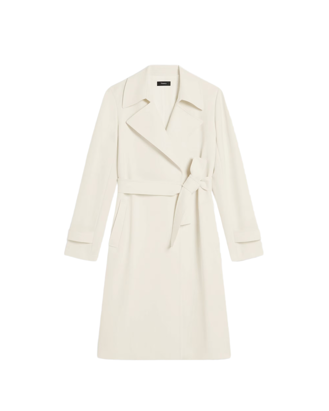Theory Oaklane Trench Coat - Admiral Crepe | Garmentory