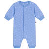 Petit Bateau Baby Jumpsuit Small Anchor Print Edna Blue - Thumbnail 1