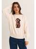 Le Lis Gigi Puppy Sweater - Cream - Thumbnail 5