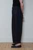 Cordera Curved Denim Pants - Black - Thumbnail 3