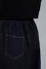 Cordera Curved Denim Pants - Black - Thumbnail 5
