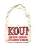 Kapital Cotton Twill KOUNTRY FACTORY Book Bag - Ecru - Thumbnail 2