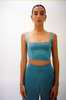 PARIS GEORGIA Marnie Top - Sea - Thumbnail 5