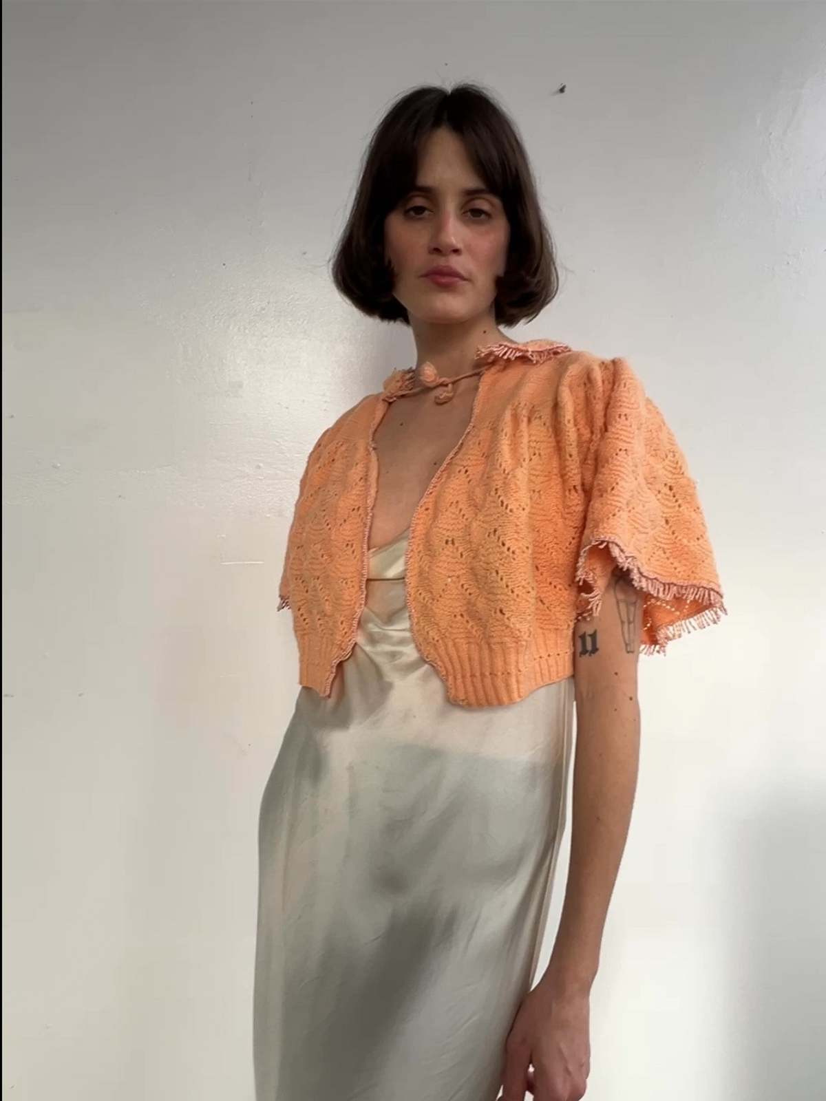 Vintage Handmade Deerskin Shrug main image 1