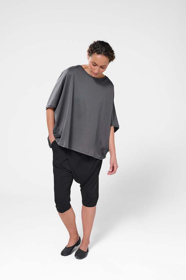 ARRA Cropped Slack Pant - Black