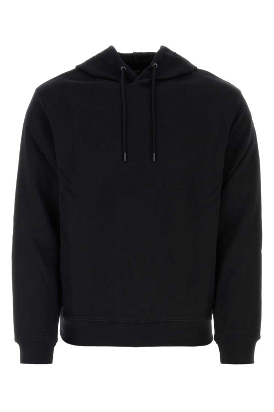 パーカー・フーディ A.P.C. SS25 Black cotton sweatshirt (COHBYM27920 LZZ) A.P.C. Cotton Sweatshirt In Black - 38% Off | Editorialist