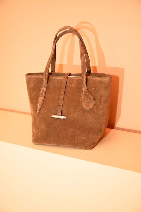LITTLE LIFFNER◆SPROUT TOTE MINI スエード トートバッグ/各色 LITTLE LIFFNER◇SPROUT TOTE MINI スエード トートバッグ/各色