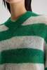 Bellerose Arcy Sweater - Green Stripe - Thumbnail 5