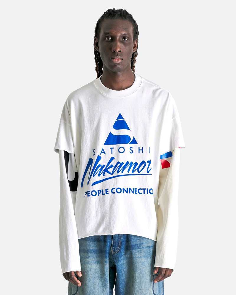 Satoshi Nakamoto Online Graphic Long Sleeve Tee - White | Garmentory