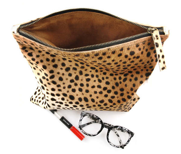 The Artisan & Company Leopard Clutch