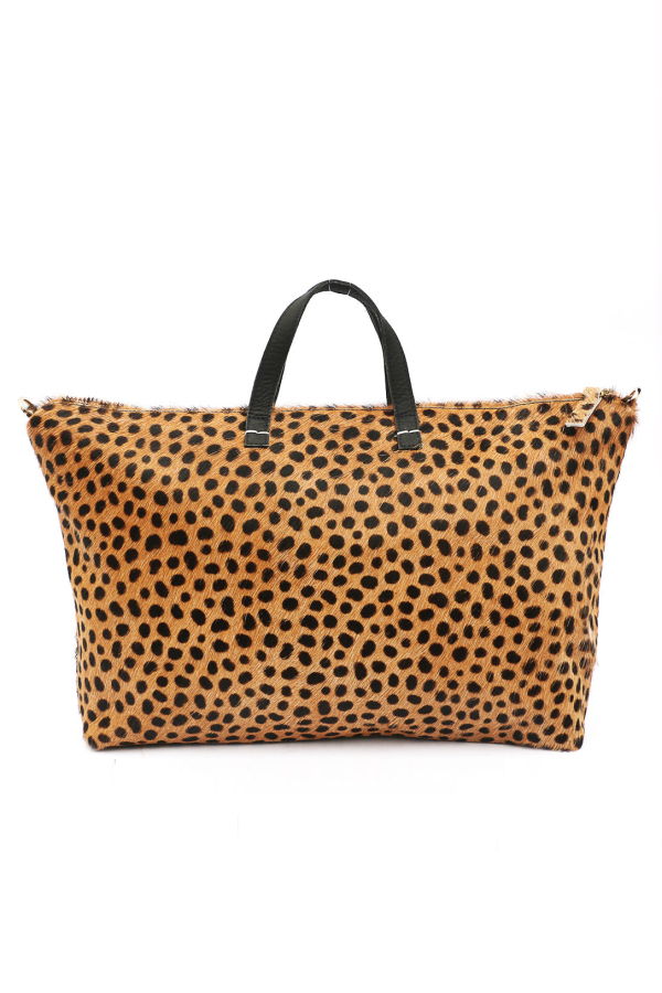 The Artisan & Company Leopard Travel Bag