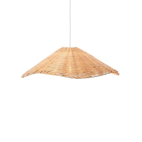 The Artisan & Company Lotus Rattan Pendant Light