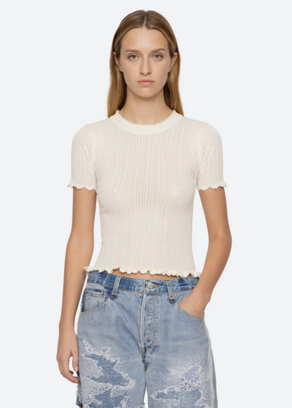 Sea NY Abbie Top - Cream
