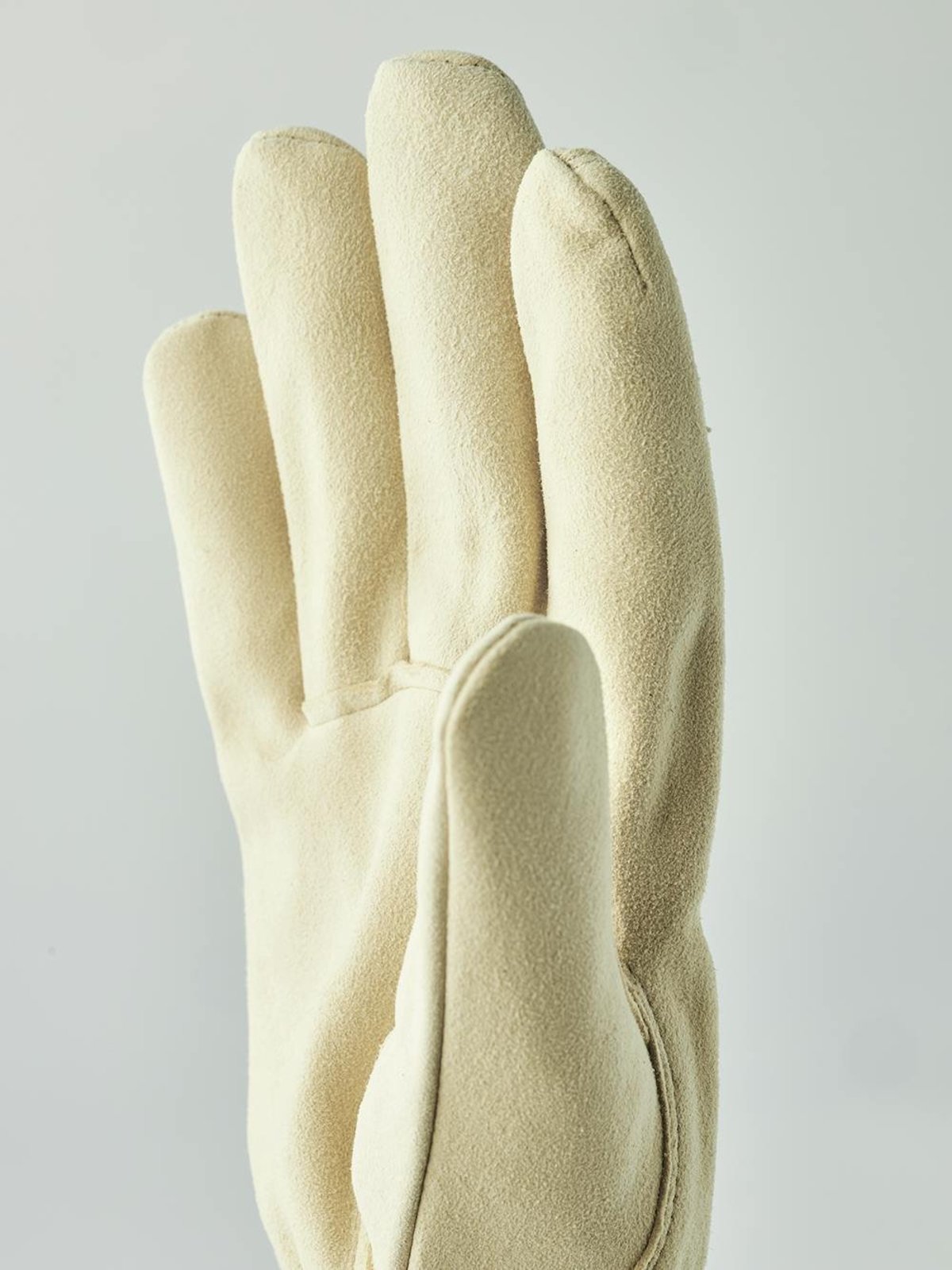 Hestra Chamois 5-Finger Work Glove - Natural - Image 3 of 6