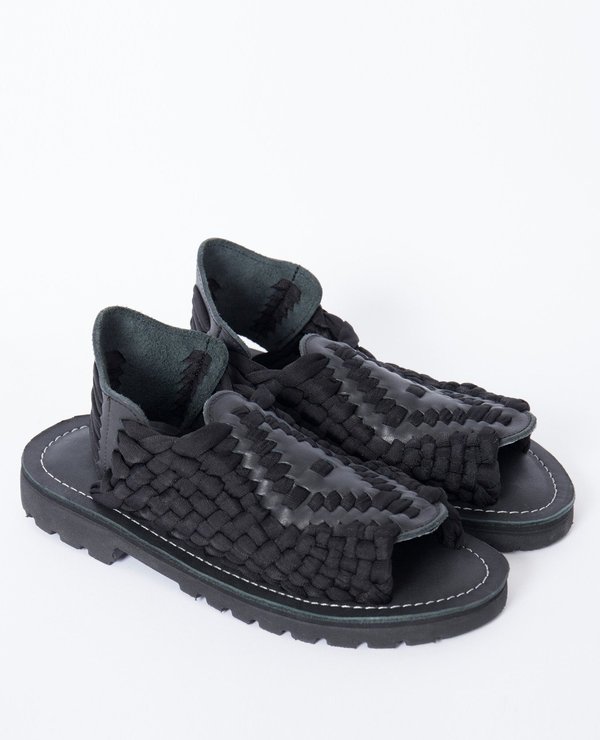 CHUBASCO Sandals / Black Leather | Garmentory