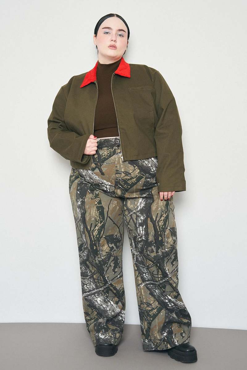 Fashion Brand Company Forest Camo Canvas Pants