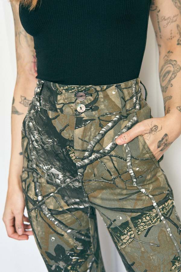 Fashion Brand Company Forest Camo Canvas Pants