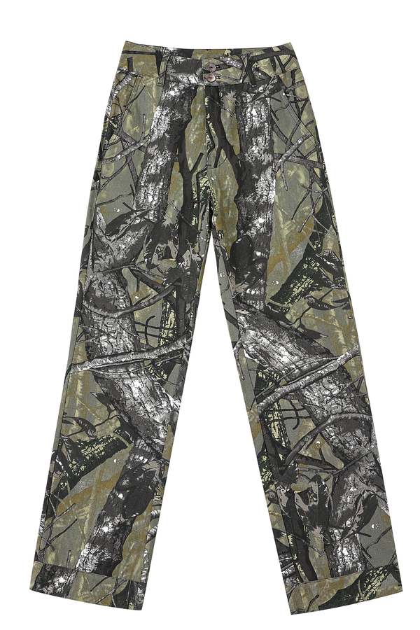 Fashion Brand Company Forest Camo Canvas Pants