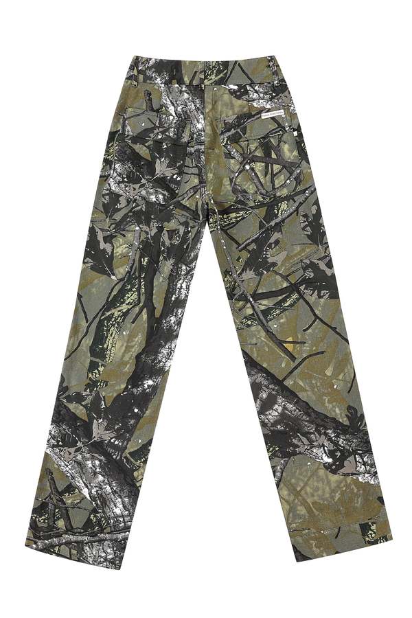 Fashion Brand Company Forest Camo Canvas Pants