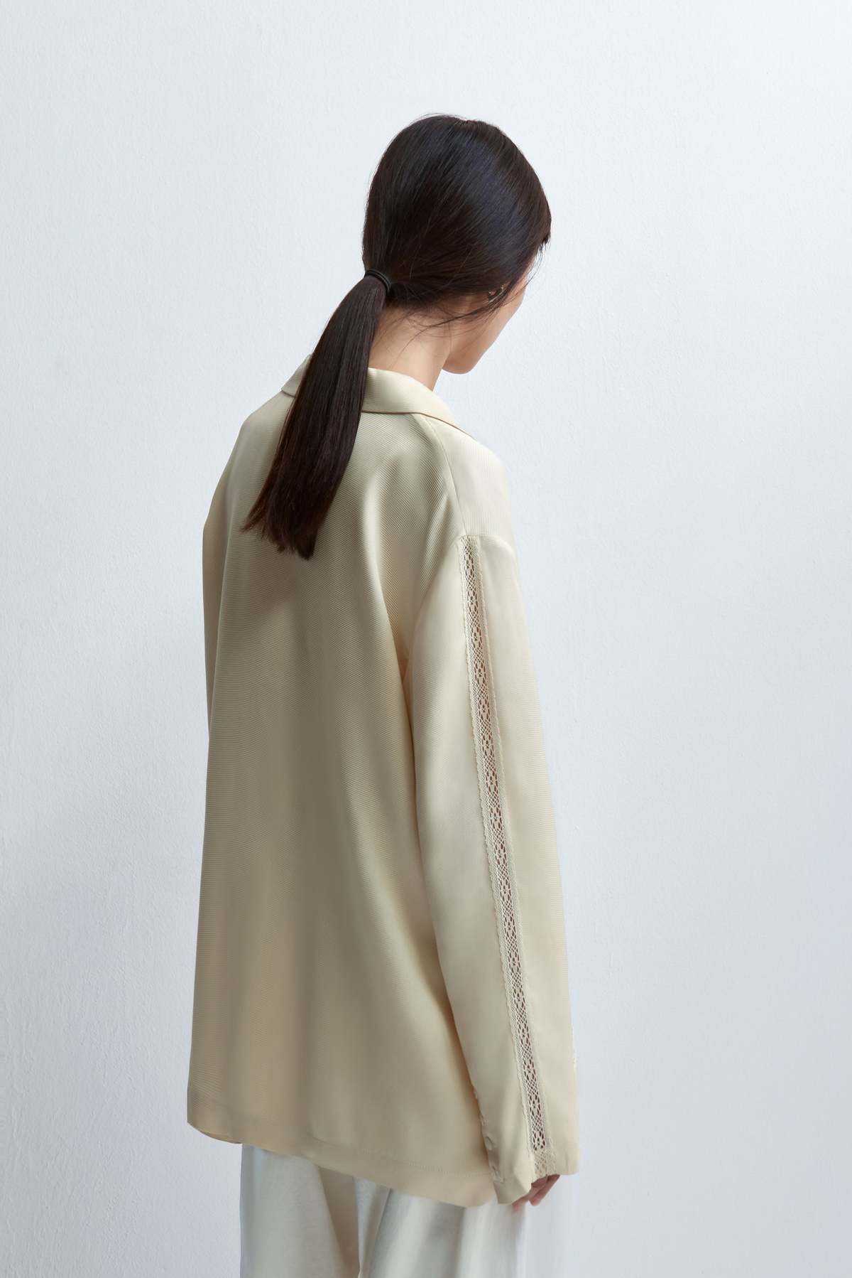 Cordera Viscose Shirt With Lace - Shell - Image 4 of 4