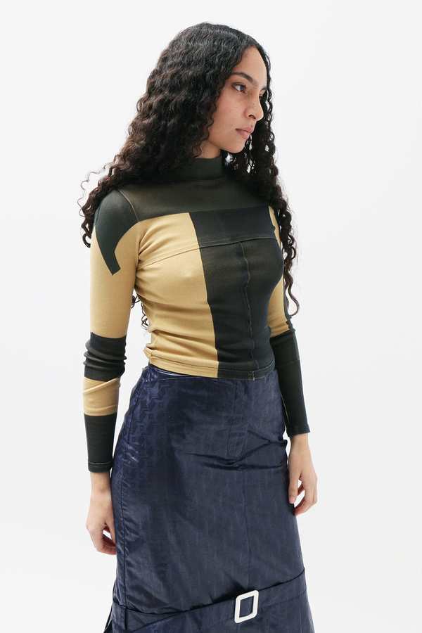ECKHAUS LATTA Redacted Lapped Turtleneck | Garmentory