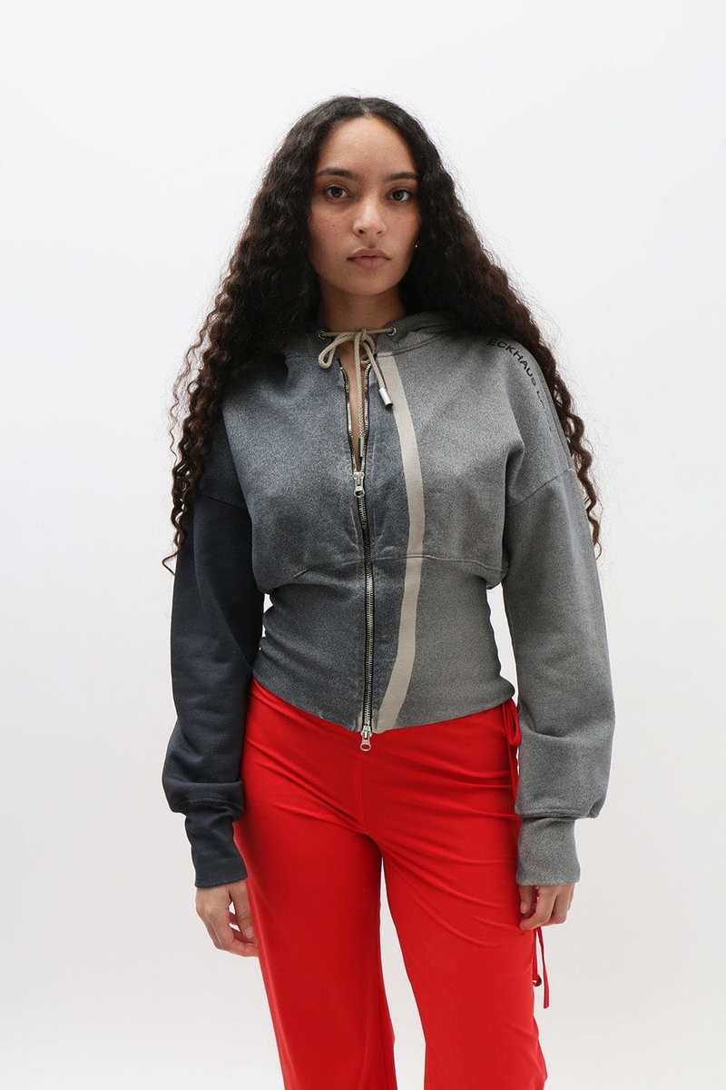 ECKHAUS LATTA Smog Snatched Hoodie - Smog Grey ECKHAUS LATTA Smog Snatched Hoodie - Smog Grey