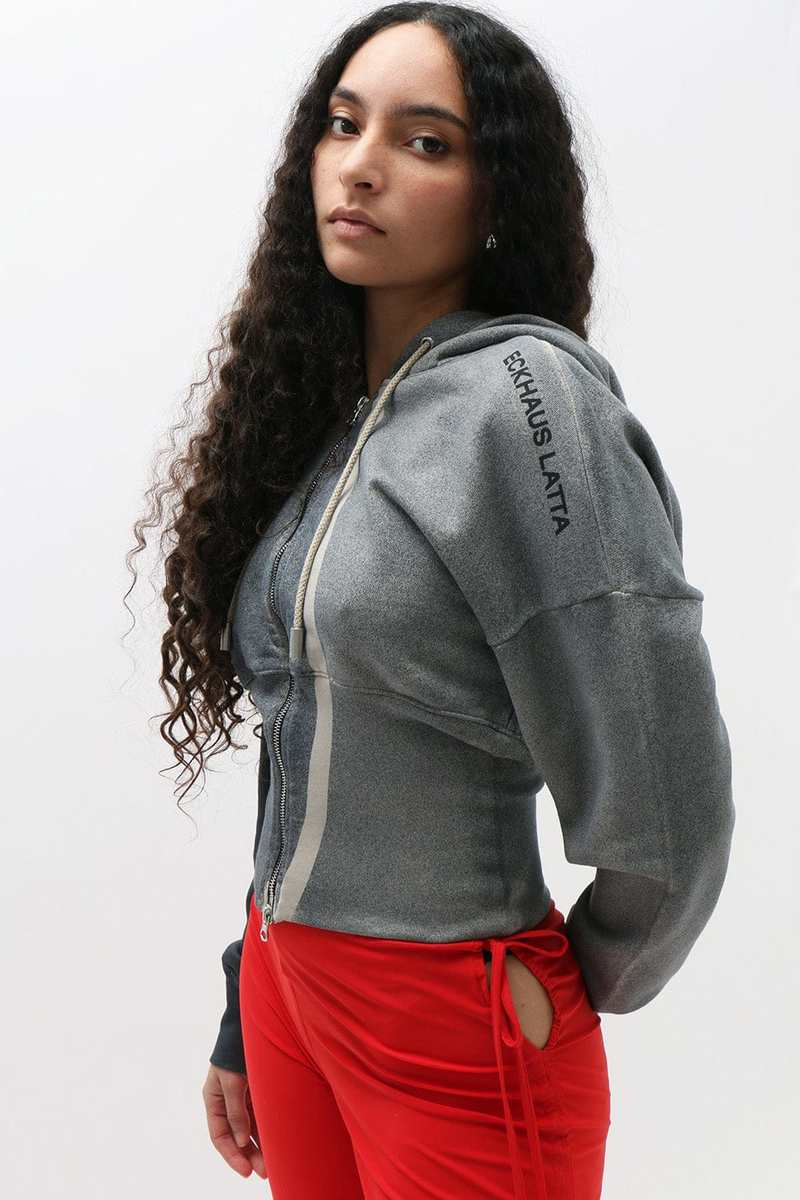 ECKHAUS LATTA Smog Snatched Hoodie - Smog Grey ECKHAUS LATTA Smog Snatched Hoodie - Smog Grey
