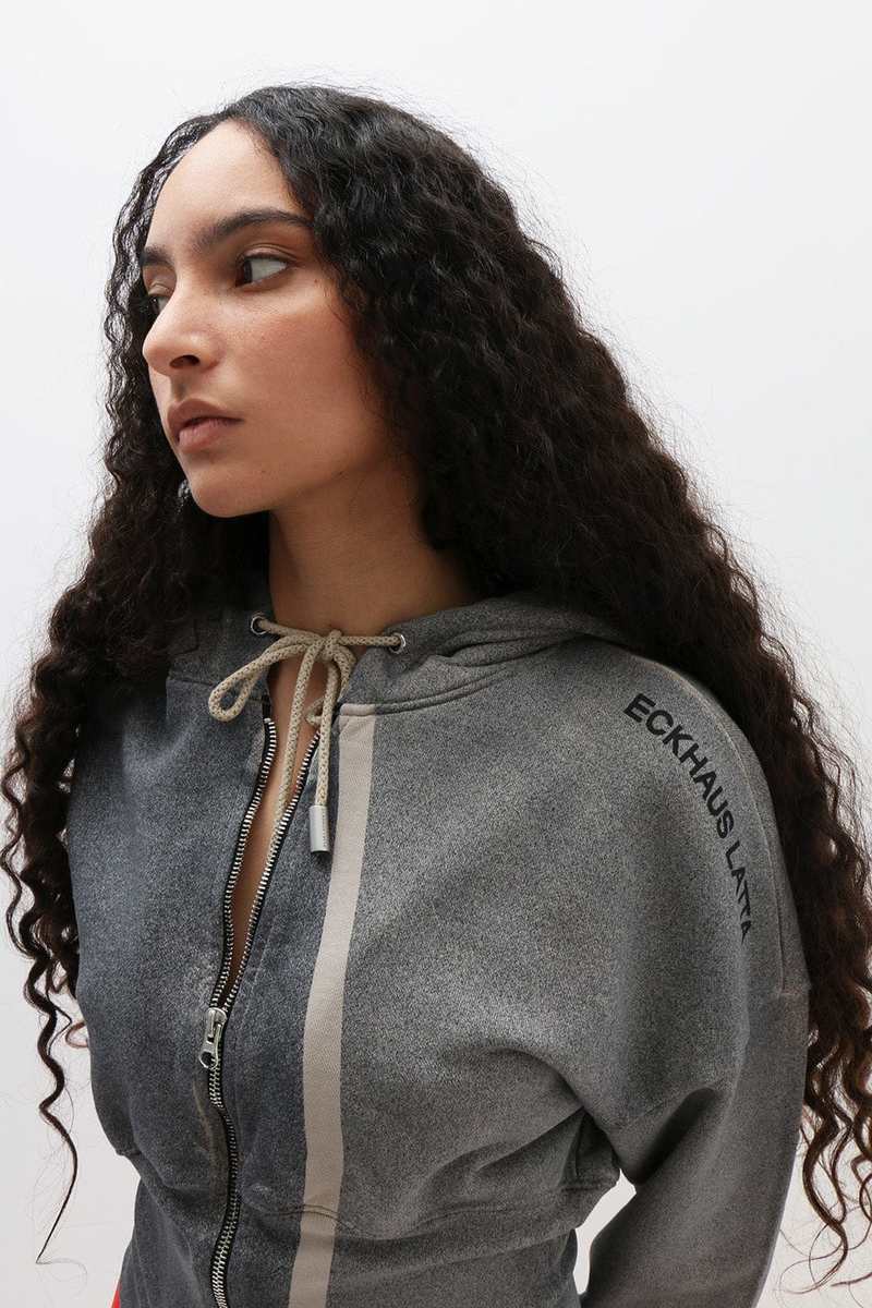 ECKHAUS LATTA Smog Snatched Hoodie - Smog Grey ECKHAUS LATTA Smog Snatched Hoodie - Smog Grey