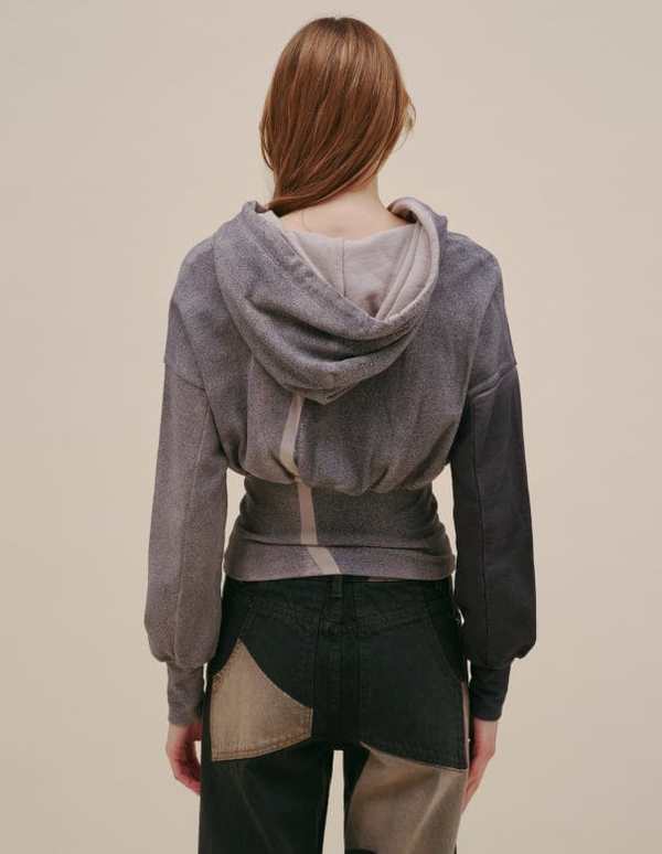 ECKHAUS LATTA Smog Snatched Hoodie - Smog Grey ECKHAUS LATTA Smog Snatched Hoodie - Smog Grey